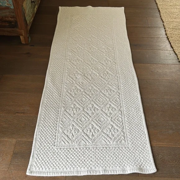 World Market Textured Cream Rug - Picture 6 of 7